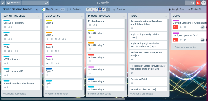 SCRUM - Session Router (OpenSIPS)